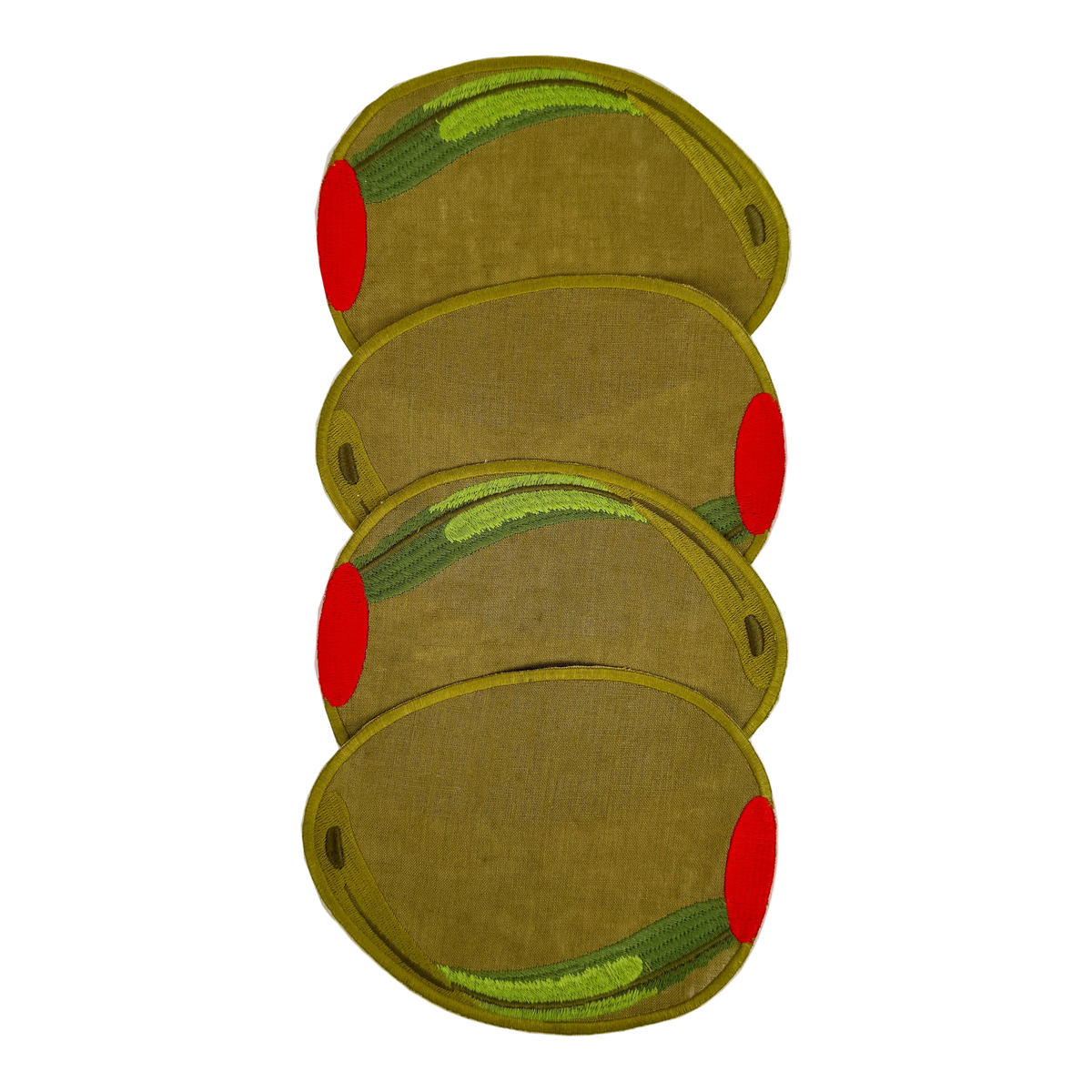 Olive Napkins, Set of 4