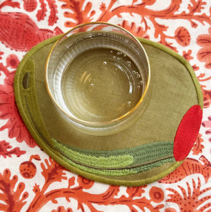 Olive Napkins, Set of 4