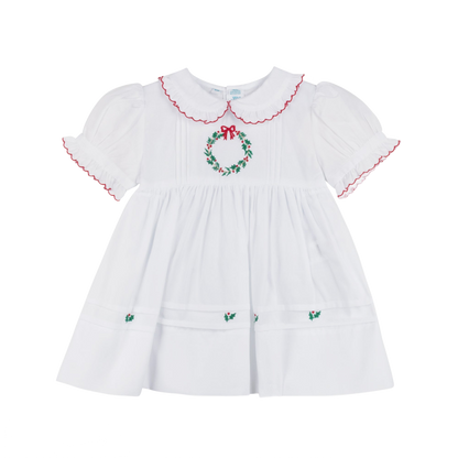 Feltman Brothers Floral Wreath Holiday Dress
