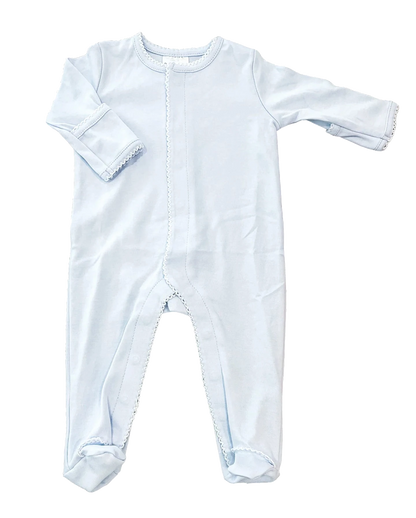 Blue with White Trim