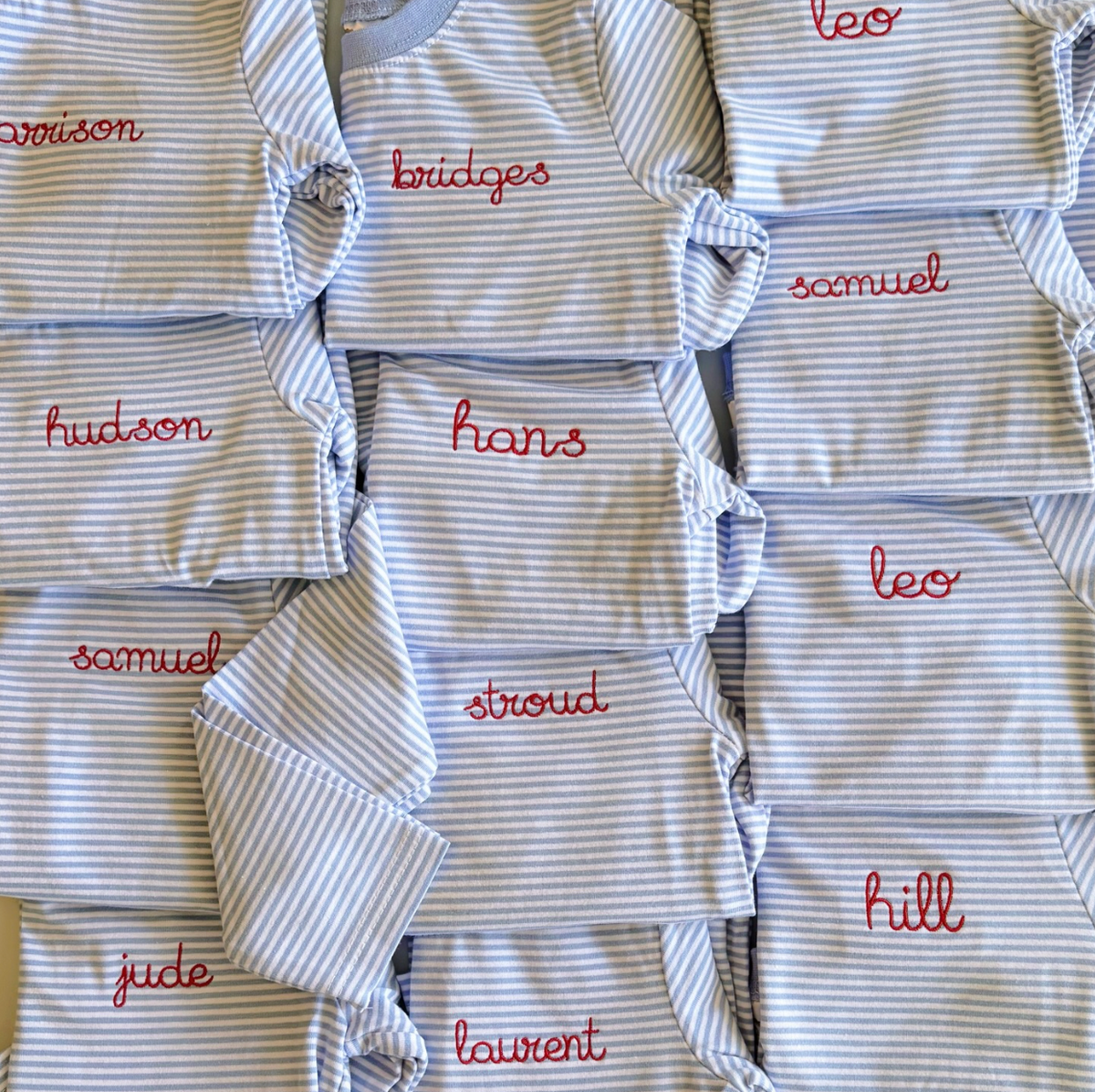 Boys Personalized Striped Shirt