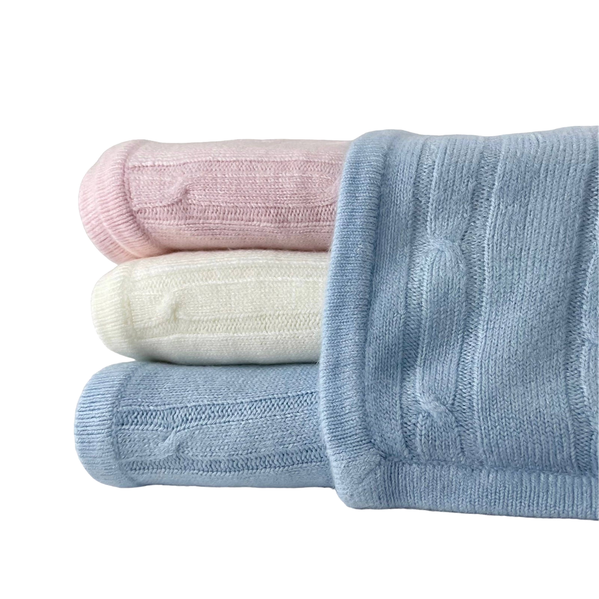 Cable Knit Baby Blanket