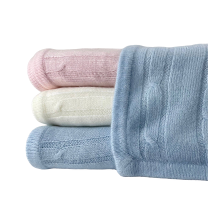 Cable Knit Baby Blanket