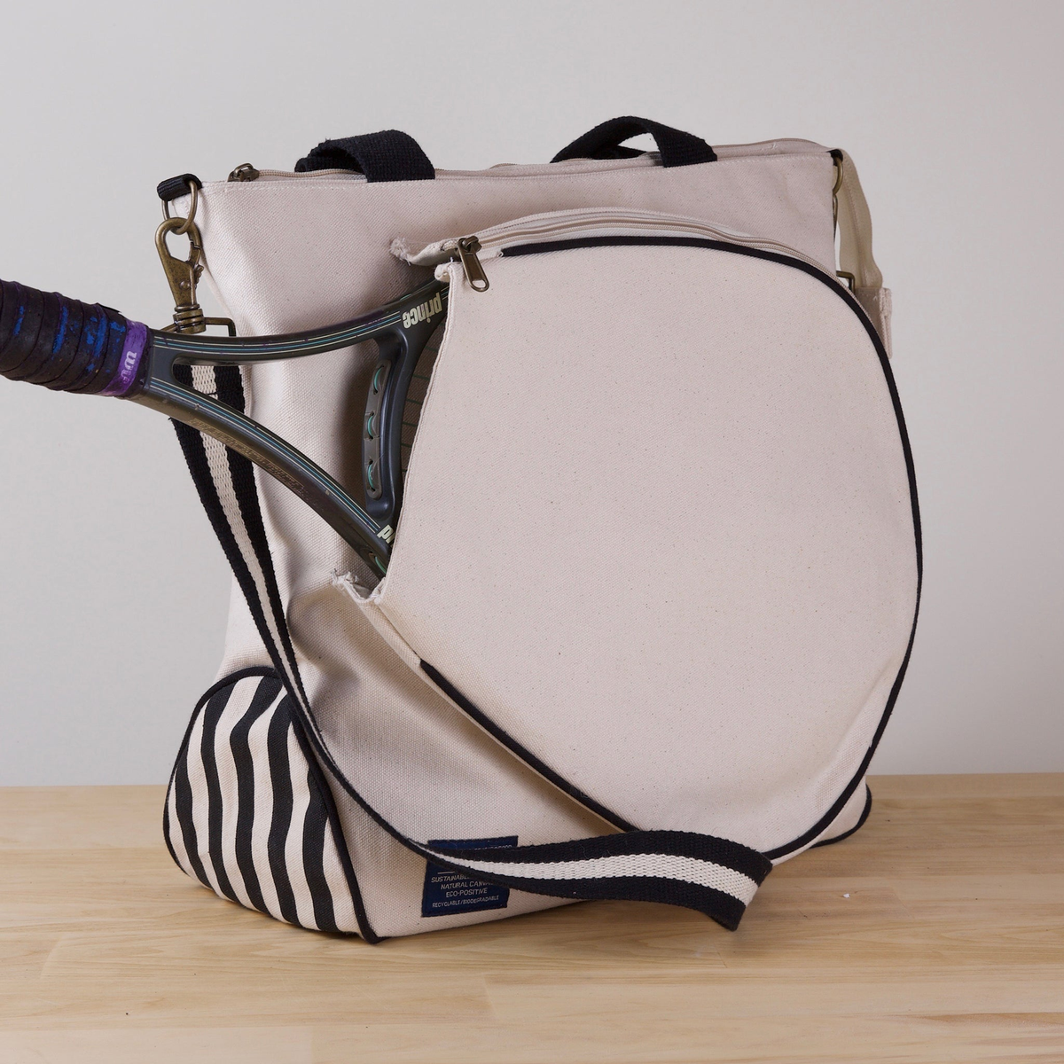 Canvas Tennis Tote