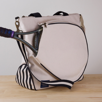Canvas Tennis Tote