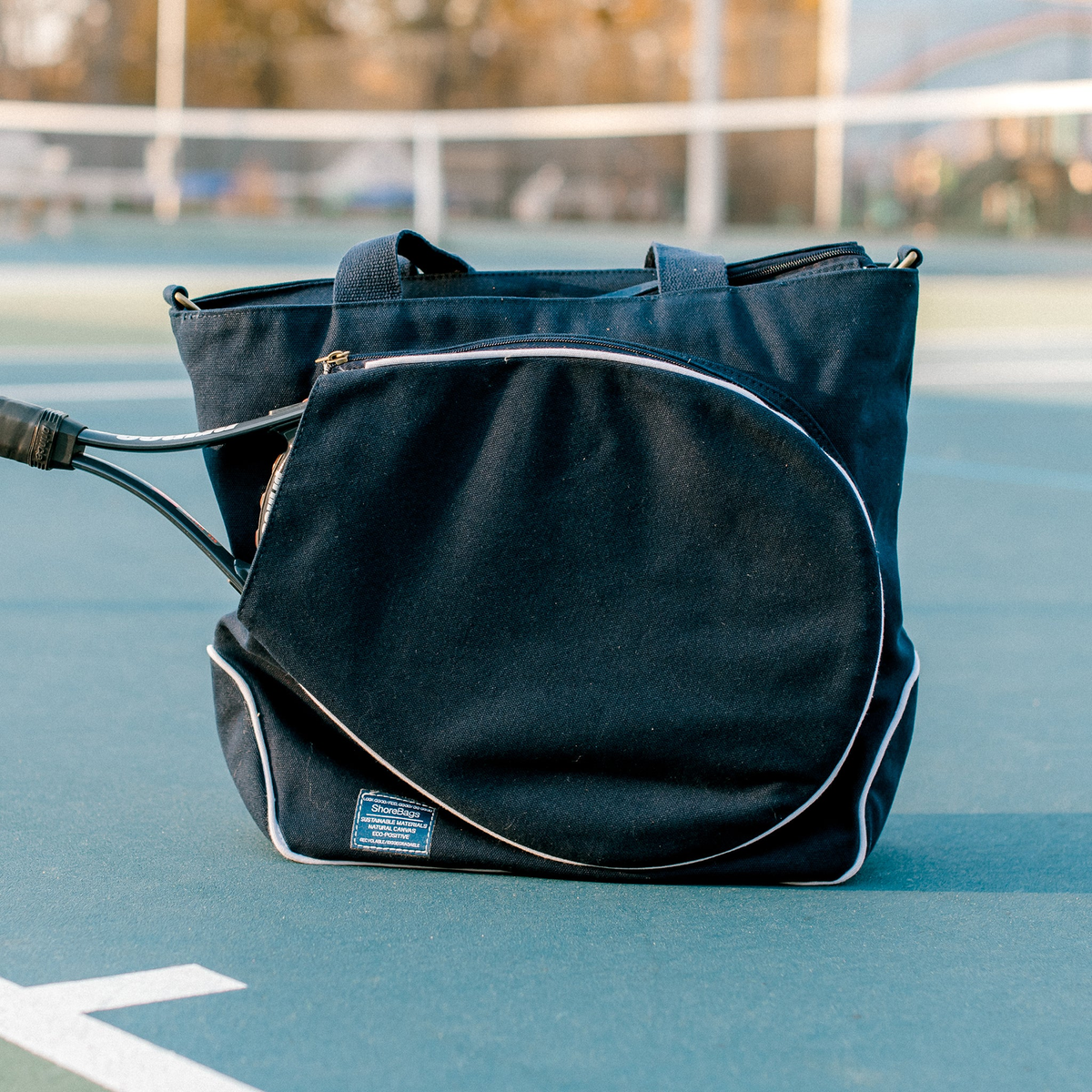Canvas Tennis Tote