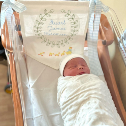 Custom Canvas Baby Banner