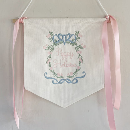 Custom Canvas Baby Banner