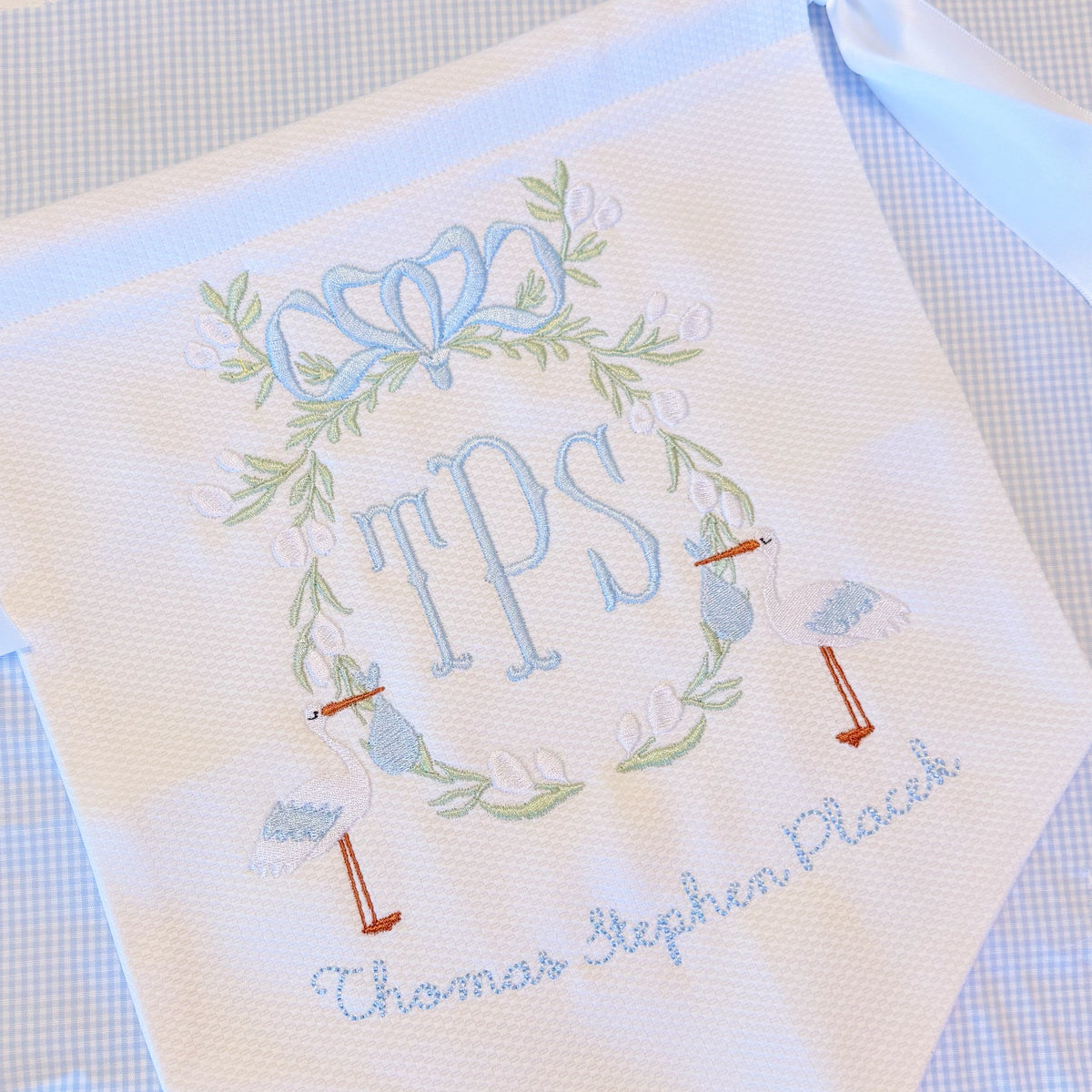 Custom Pique Baby Banner