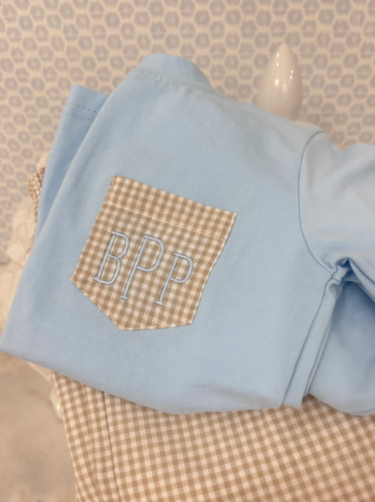 Everyday Longsleeve Blue Pocket Pant Set