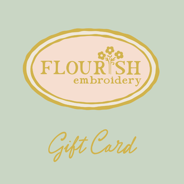 Flourish Embroidery Gift Card
