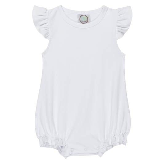 Girls Flutter Sleeve Bubble