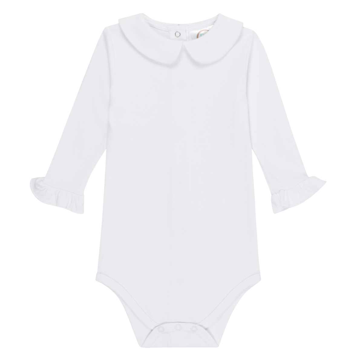 Girl's Long Sleeve Peter Pan Collar Infant Bodysuit