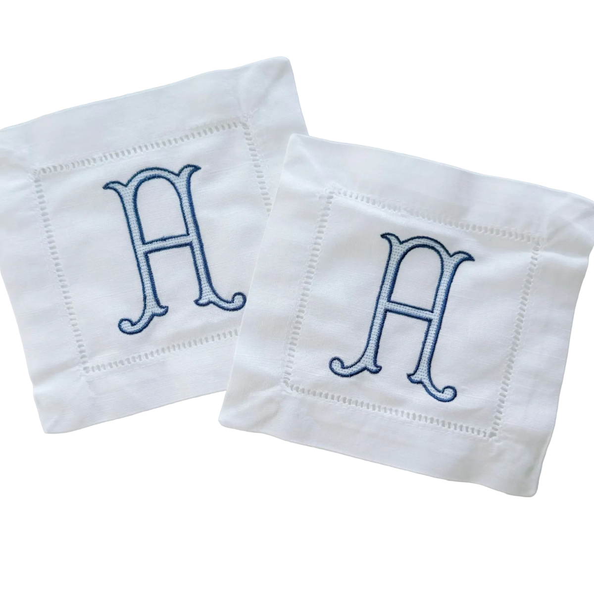 Hemstitch Cocktail Napkin - Set of 4