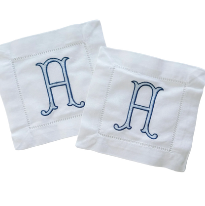 Hemstitch Cocktail Napkin - Set of 4