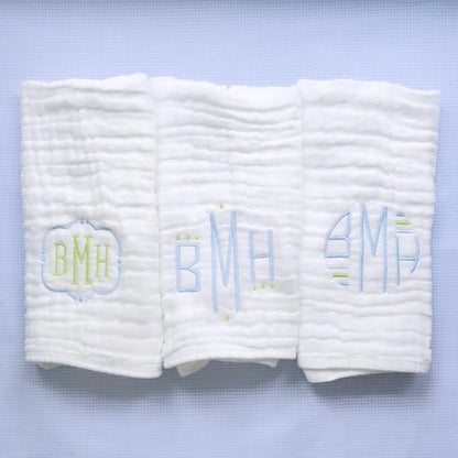 Muslin Burp Cloth Bundle