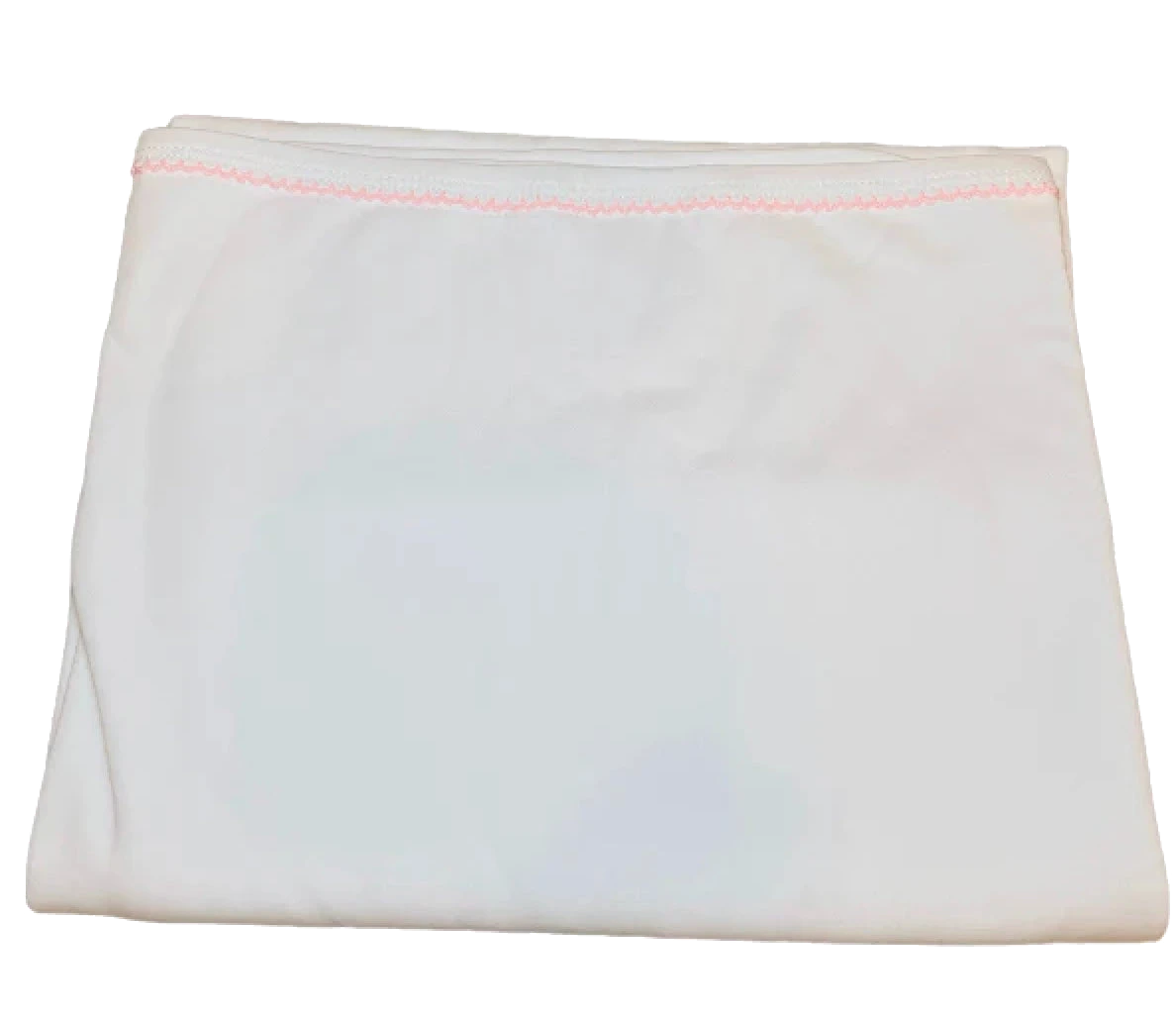 White with Pink Trim