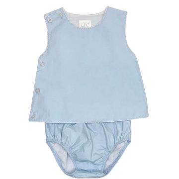 Picot Trim Diaper Set