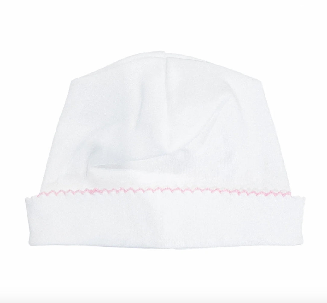 White with Pink Trim