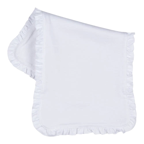Ruffle Bib and Burp Cloth Bundle