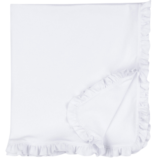 Stroller Blanket with Ruffle