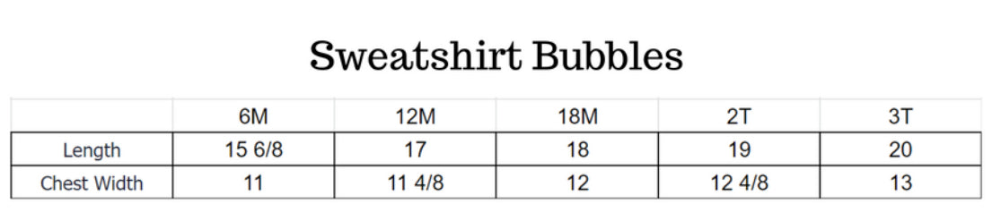 Sweatshirt Bubble