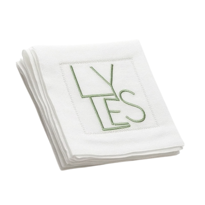 Flourish x Low & Co. Custom House Napkins - Set of 6