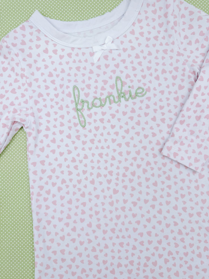 The Caroline Jammie Dress in Handwritten