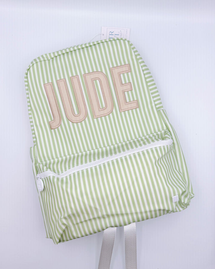 TRVL Backpacker in Walter, Pimlico Stripe Sage