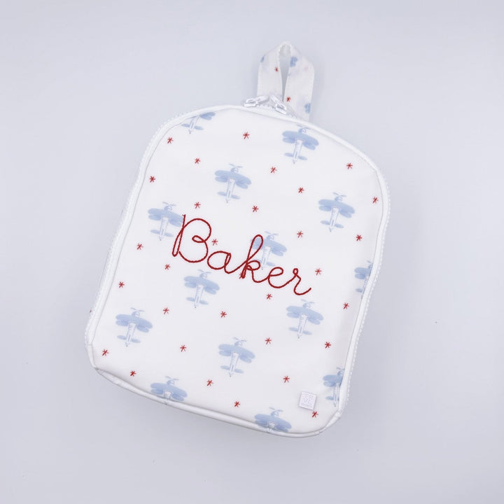 TRVL Bring It Lunch Bag in Handwritten, David's Airplane