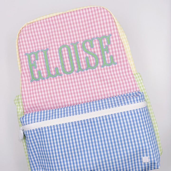 TRVL Backpacker in Two-Tone Fishtail, Patch Pink