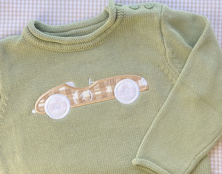 Button Rollneck Sweater