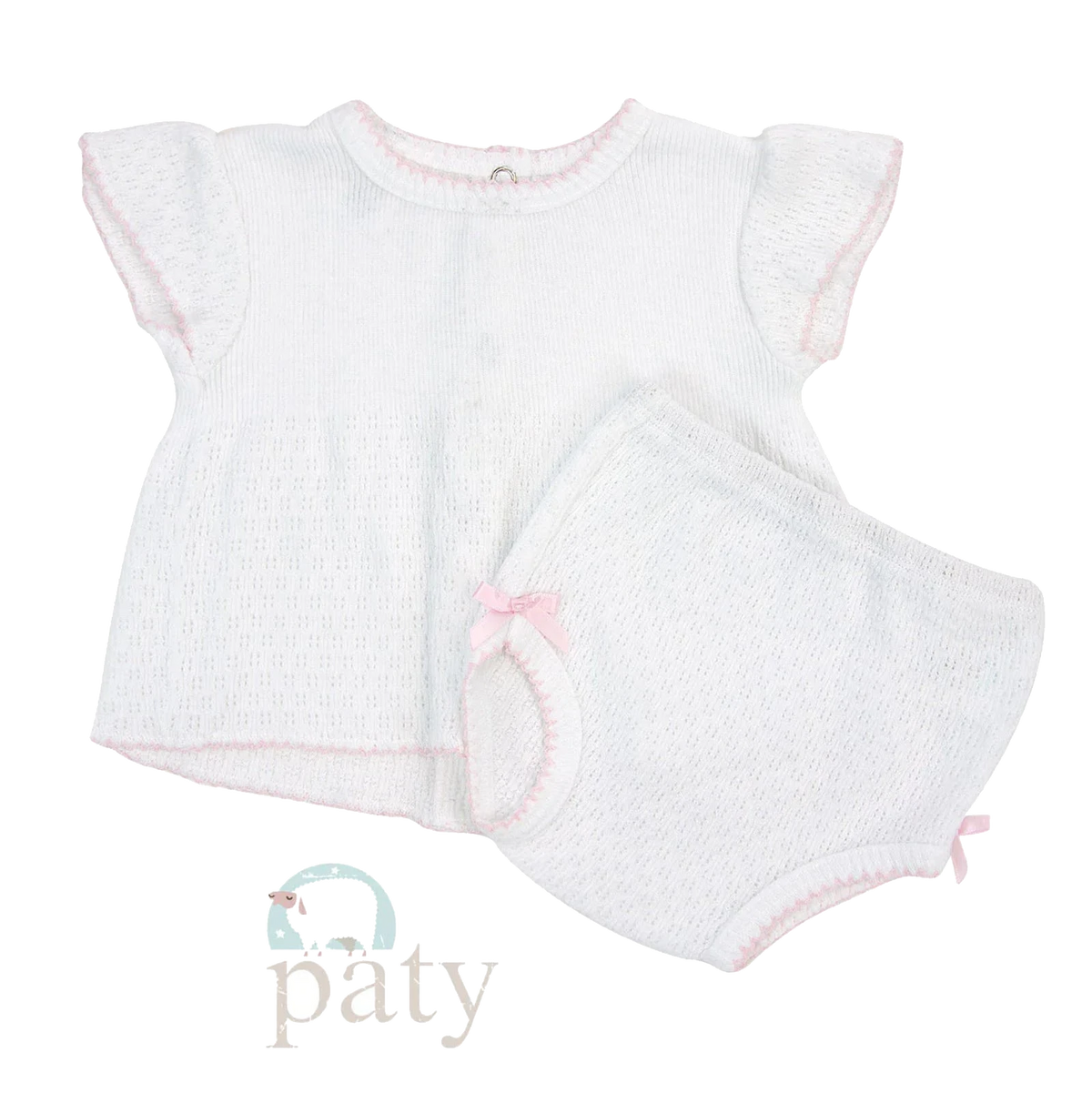 Paty Flutter Sleeve Diaper Set
