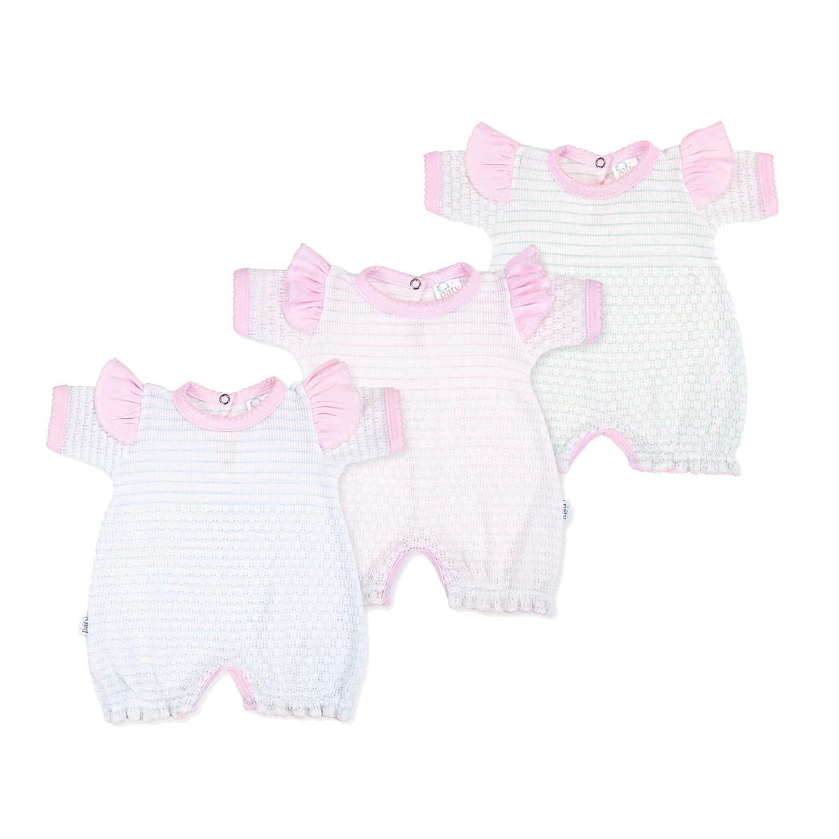 PatyKnit™ Bubble with Shoulder Ruffle Trim