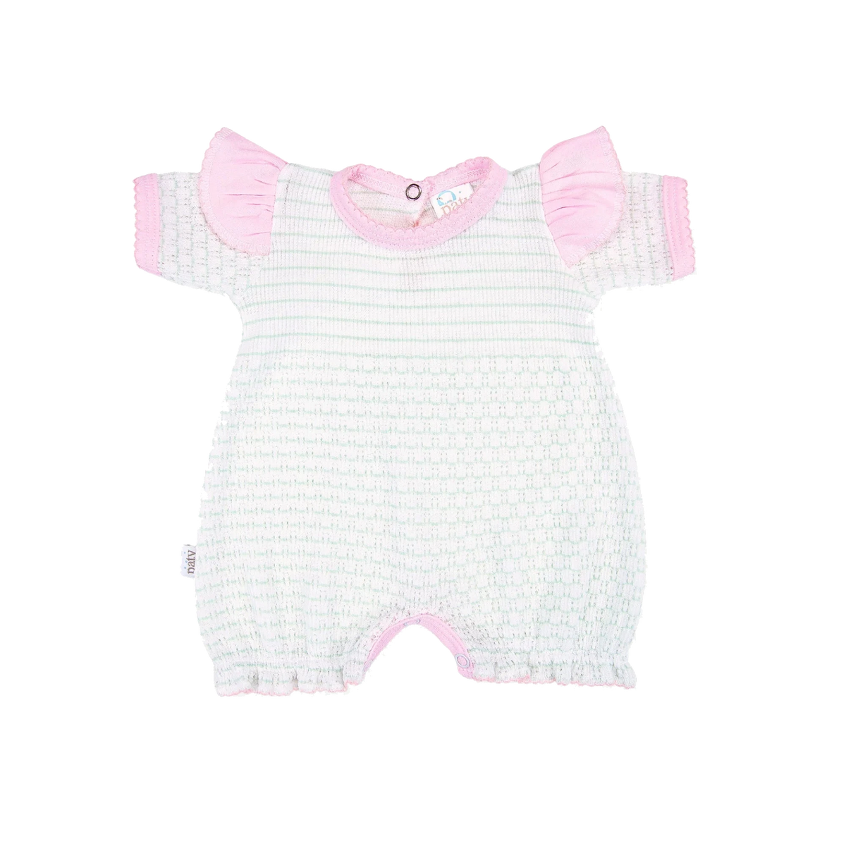 Mint with Pink Trim