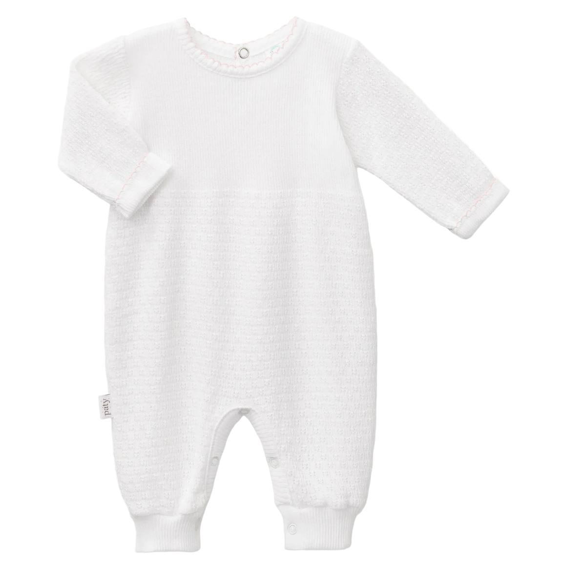 PatyKnit™ Long Sleeve Romper