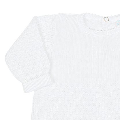 PatyKnit™ Long Sleeve Romper