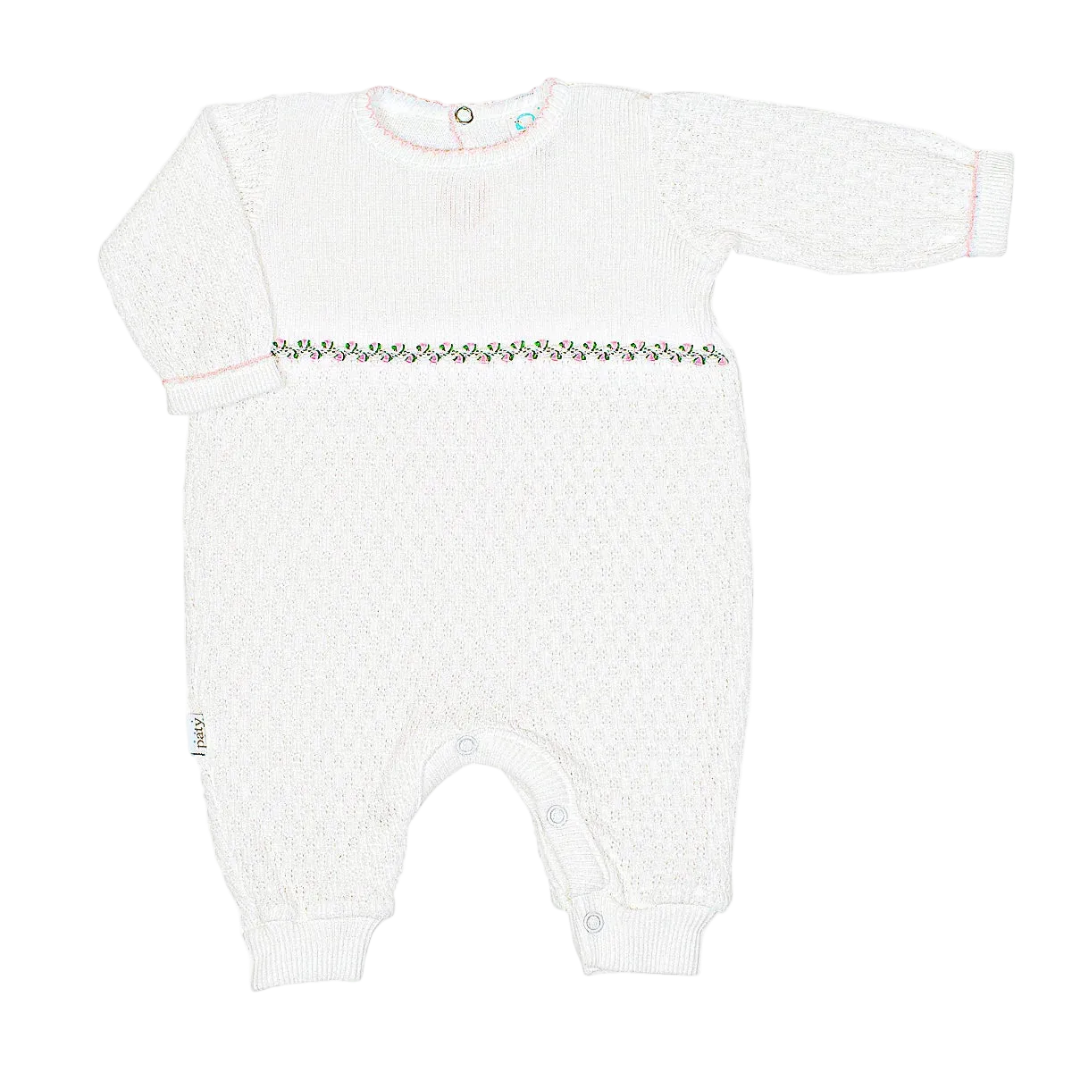 PatyKnit™ Long Sleeve Romper, Ruth Collection