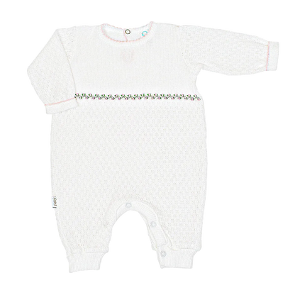 PatyKnit™ Long Sleeve Romper, Ruth Collection
