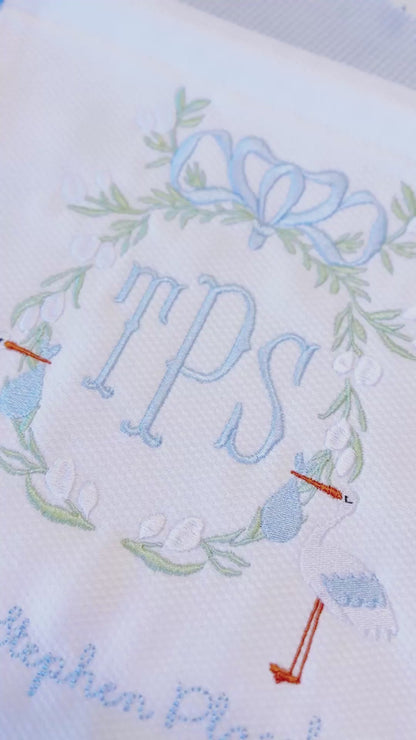 Custom Pique Baby Banner