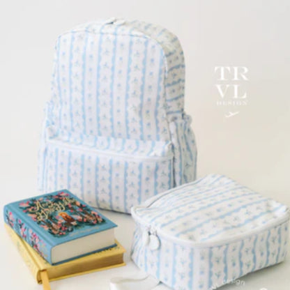 Ribbon Floral Blue