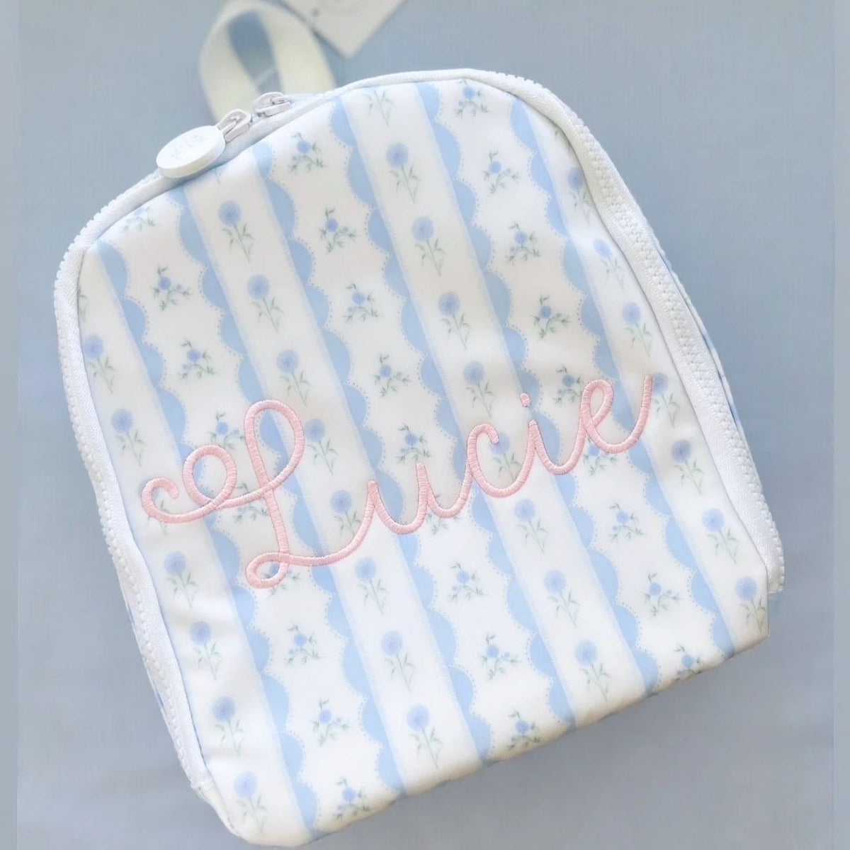 Ribbon Floral Blue
