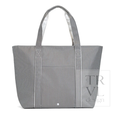 Gingham Black