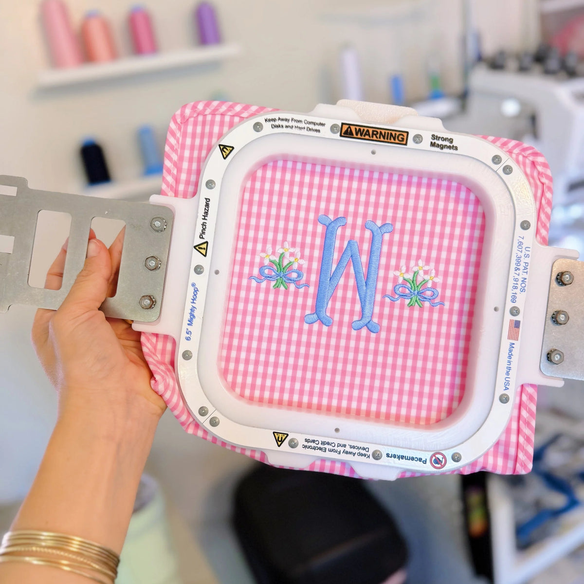 Gingham Pink