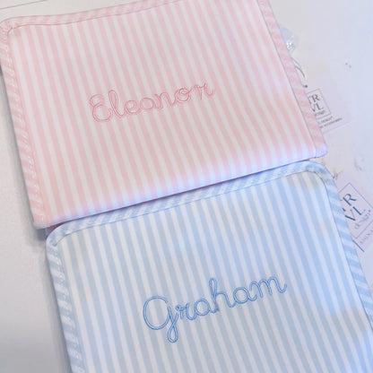 Pimlico Stripe Pink and Pimlico Stripe Blue