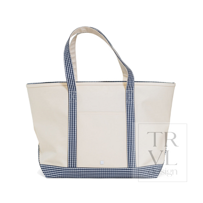 Gingham Navy