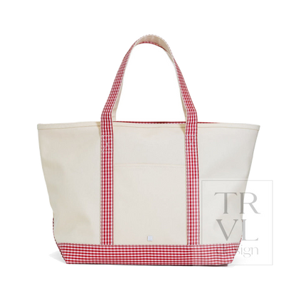 Gingham Red