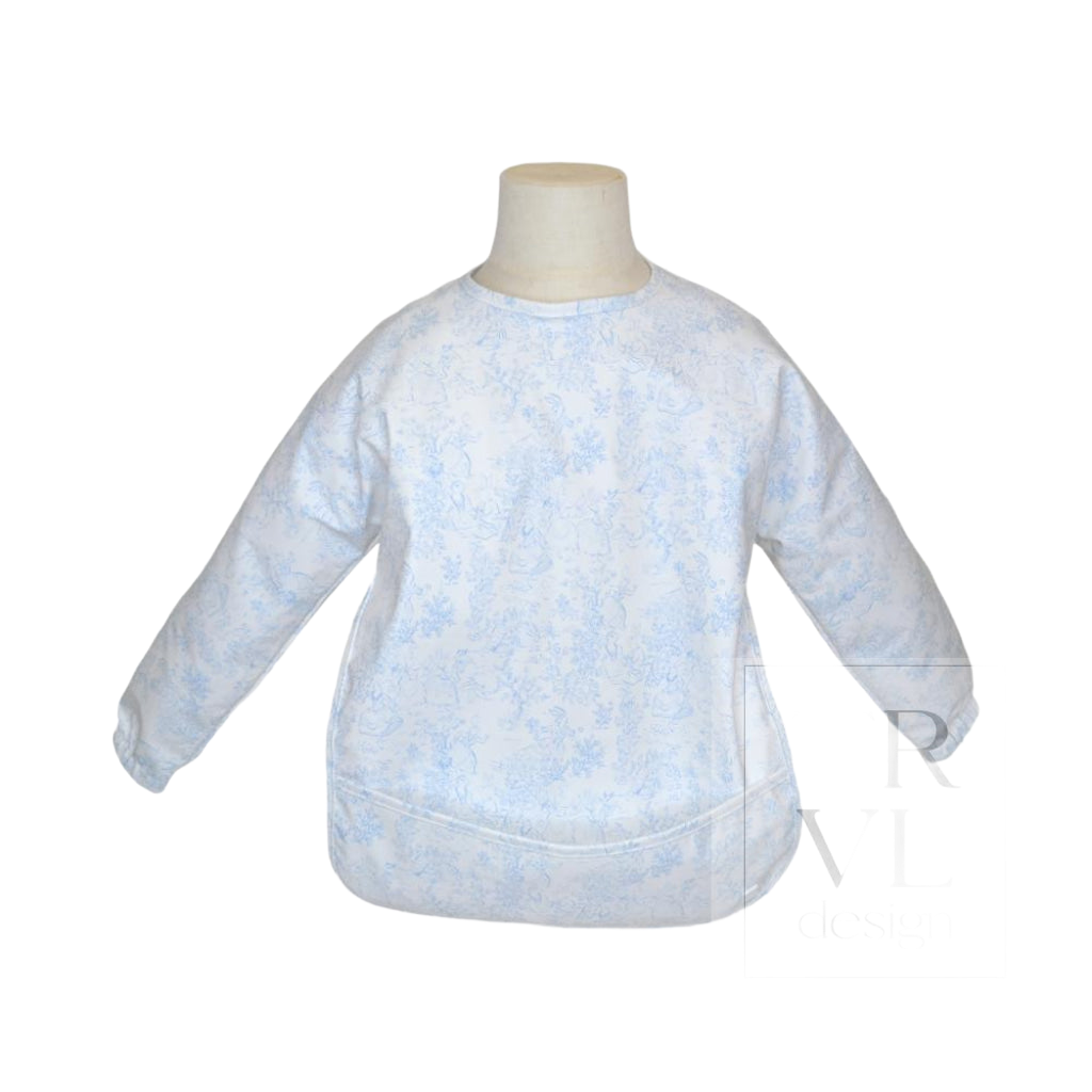 TRVL Perfect Smock - Bunny Toile Blue