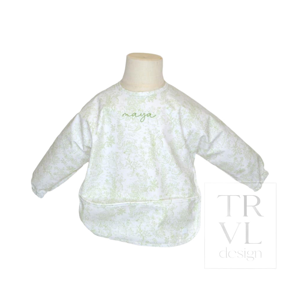 TRVL Perfect Smock - Bunny Toile Green