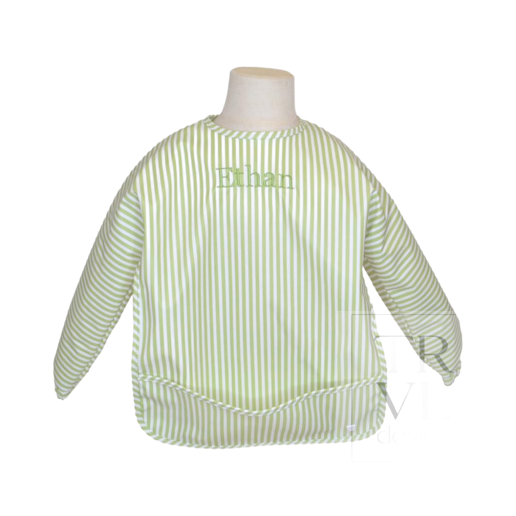 TRVL Perfect Smock - Pimlico Stripe Sage